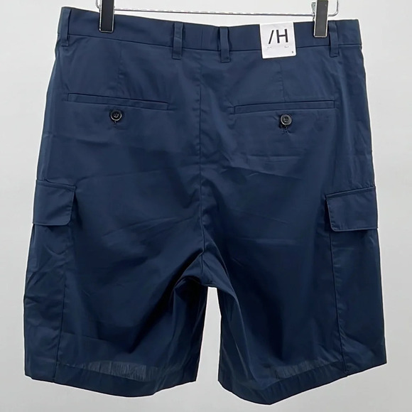 Selected Homme Molke Cargo Shorts in Sky Captain - NEW - Size Small - Picture 3 of 9